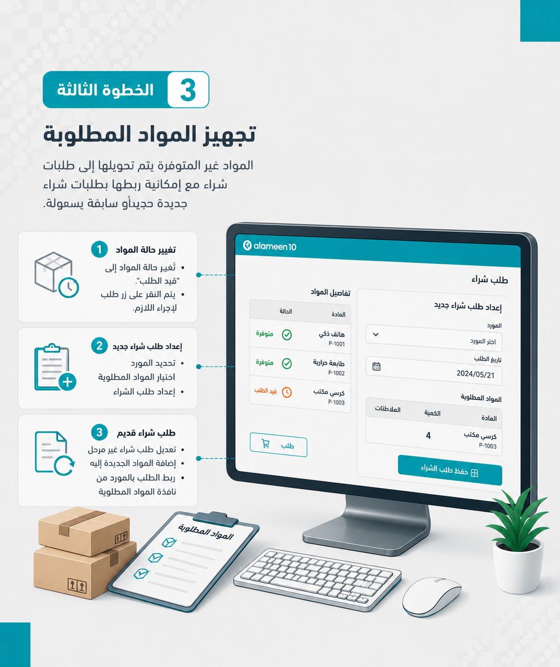 تجهيز-المواد