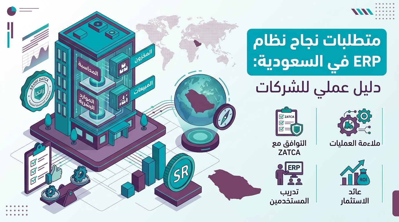 صورة بارزة لمقال متطلبات نجاح نظام ERP في السوق السعودي